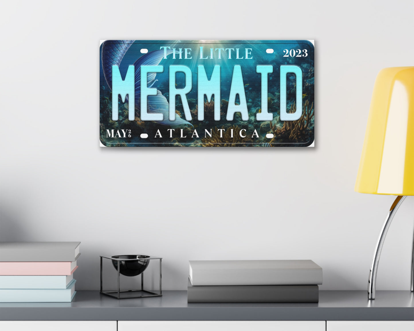 Little Mermaid (2023) movie canvas wall decor