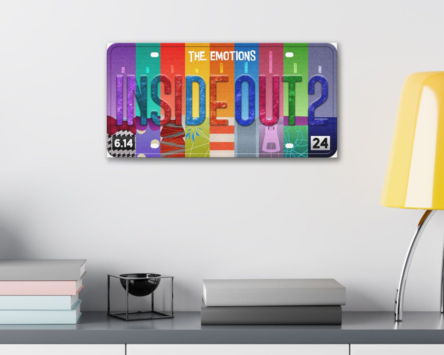 InsideOut 2 (2024) movie canvas wall decor