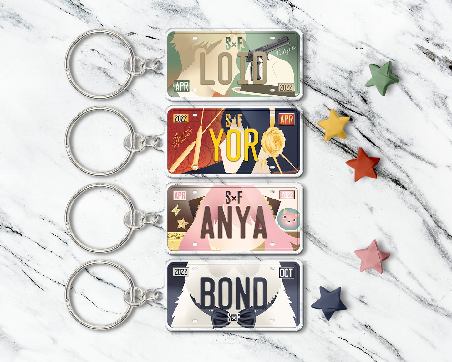 Anya acrylic keychain