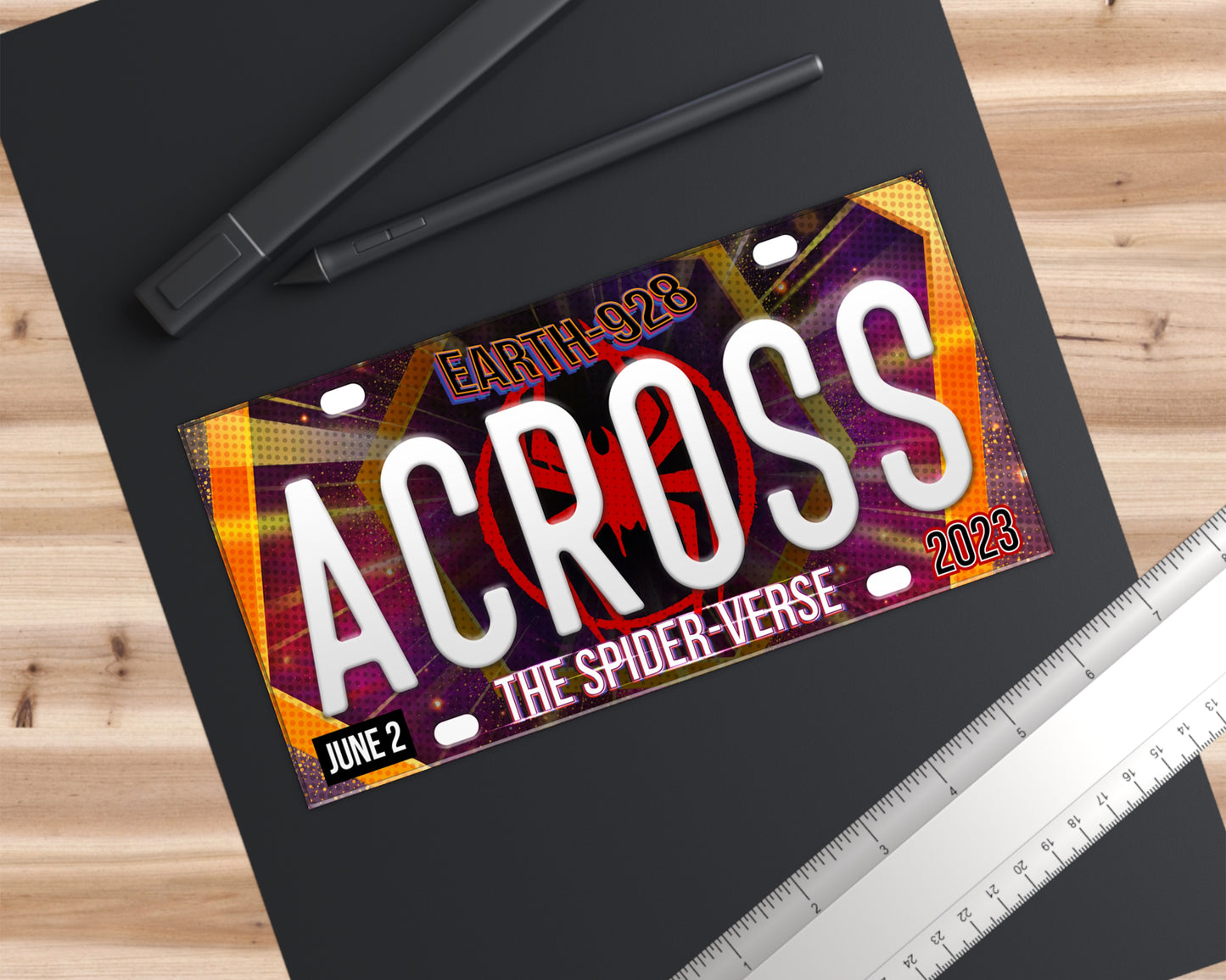 SpiderMan: Across the SpiderVerse (2023) movie bumper sticker
