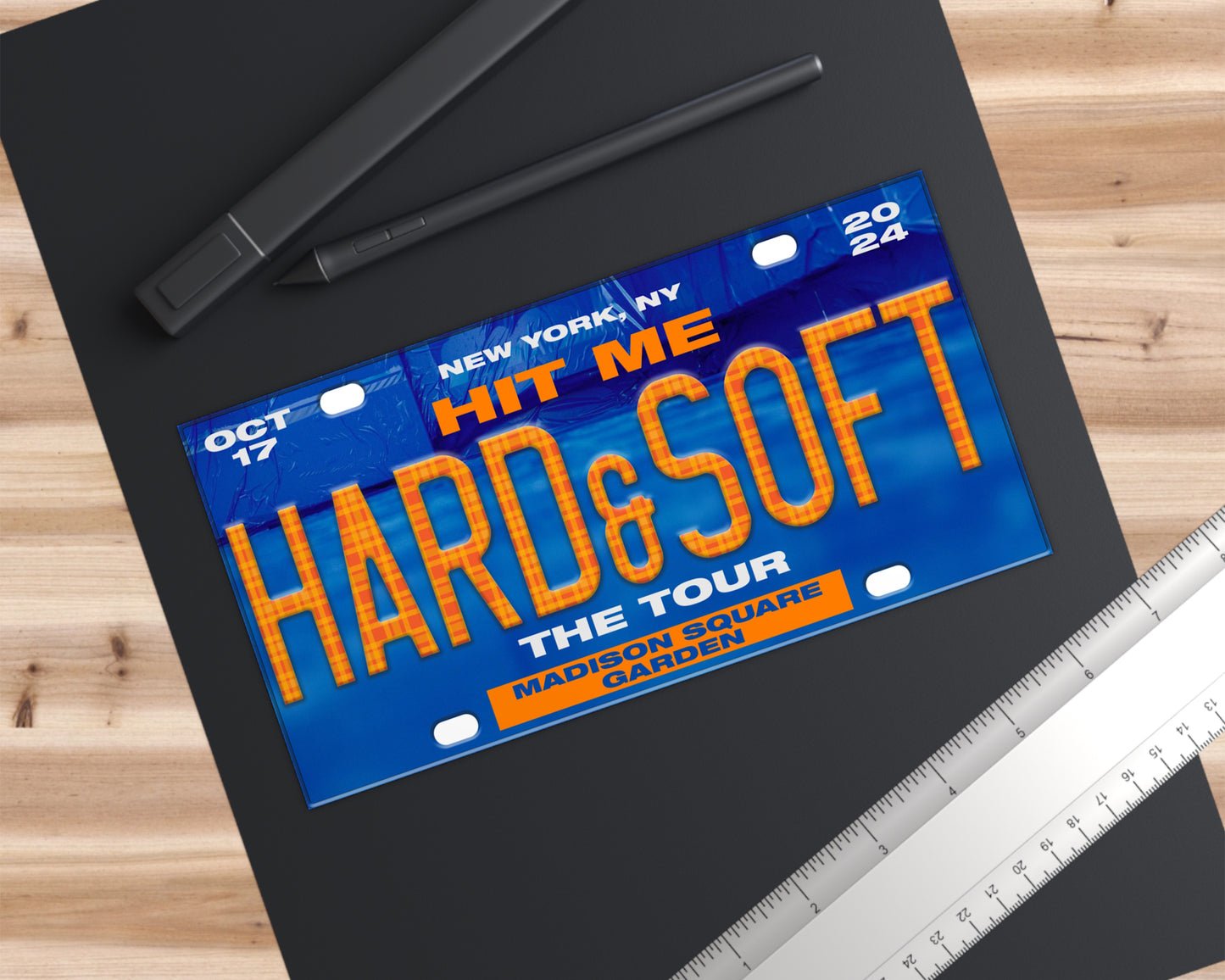 Hit Me Hard and Soft: The Tour bumper sticker