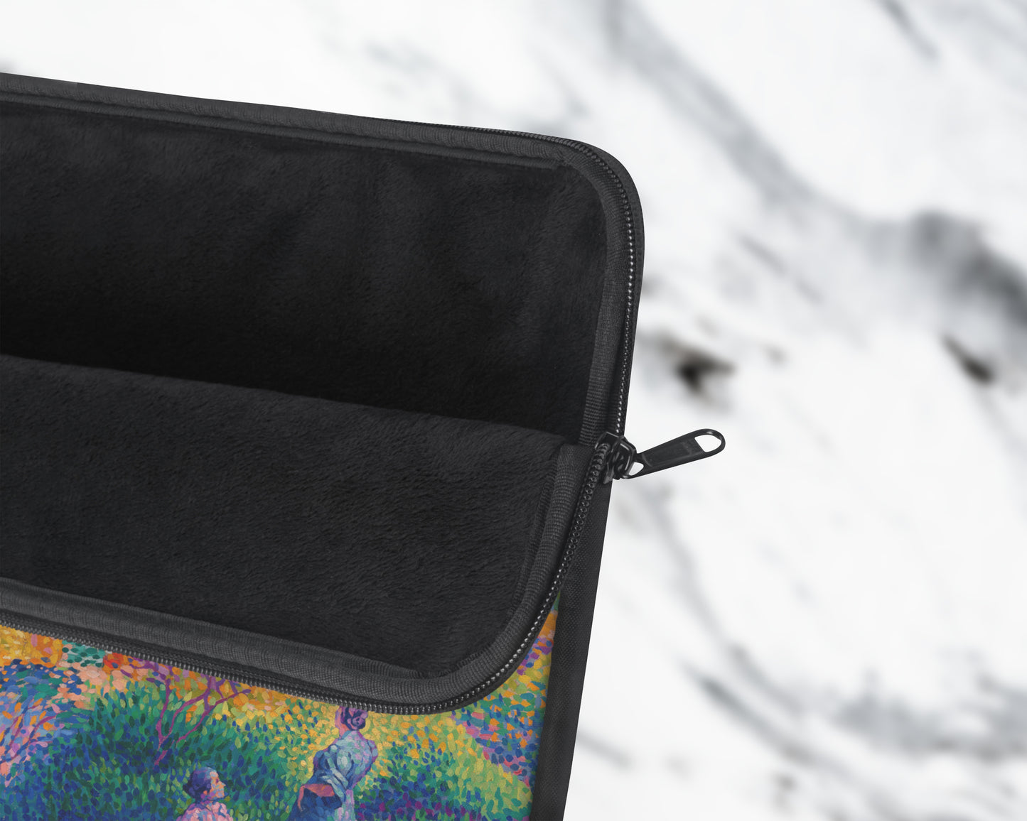 Henri Edmond Cross - Two Women by the Shore, Mediterranean laptop sleeve