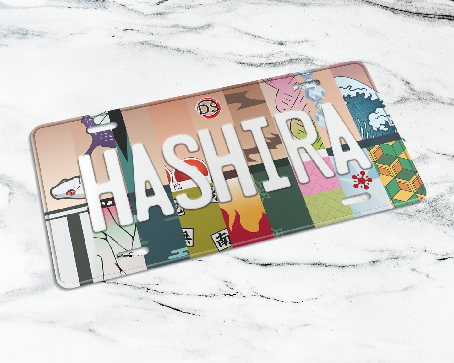 Set of the Hashira license plate