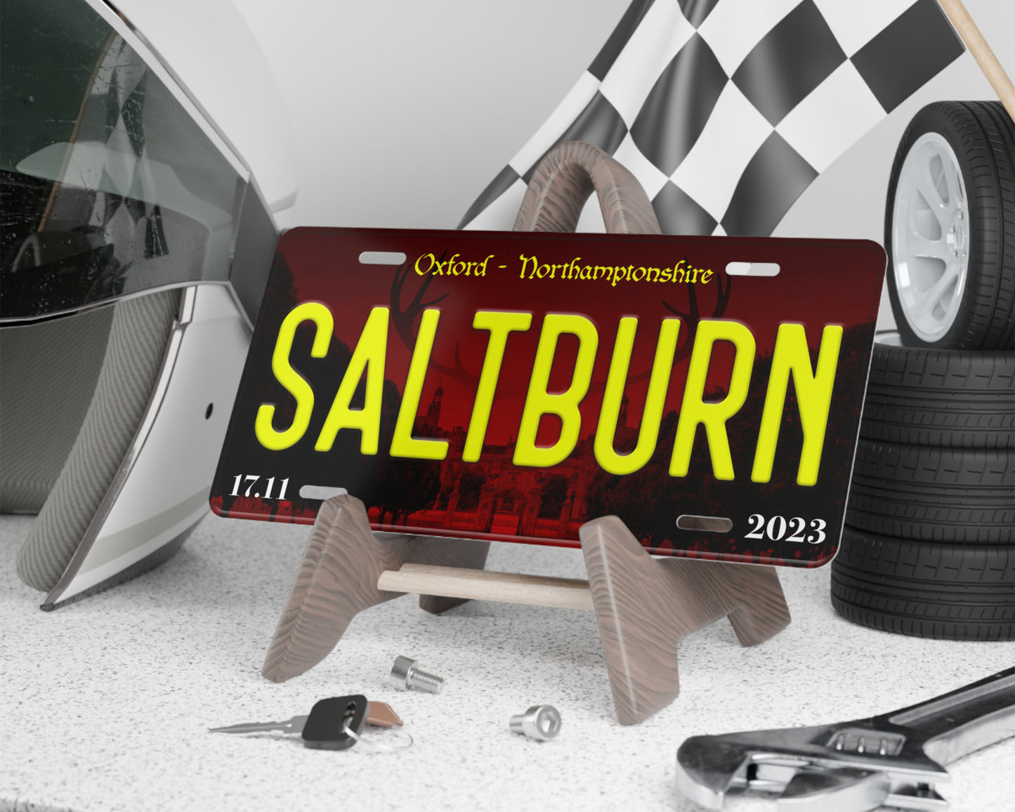 Saltburn (2023) movie license plate