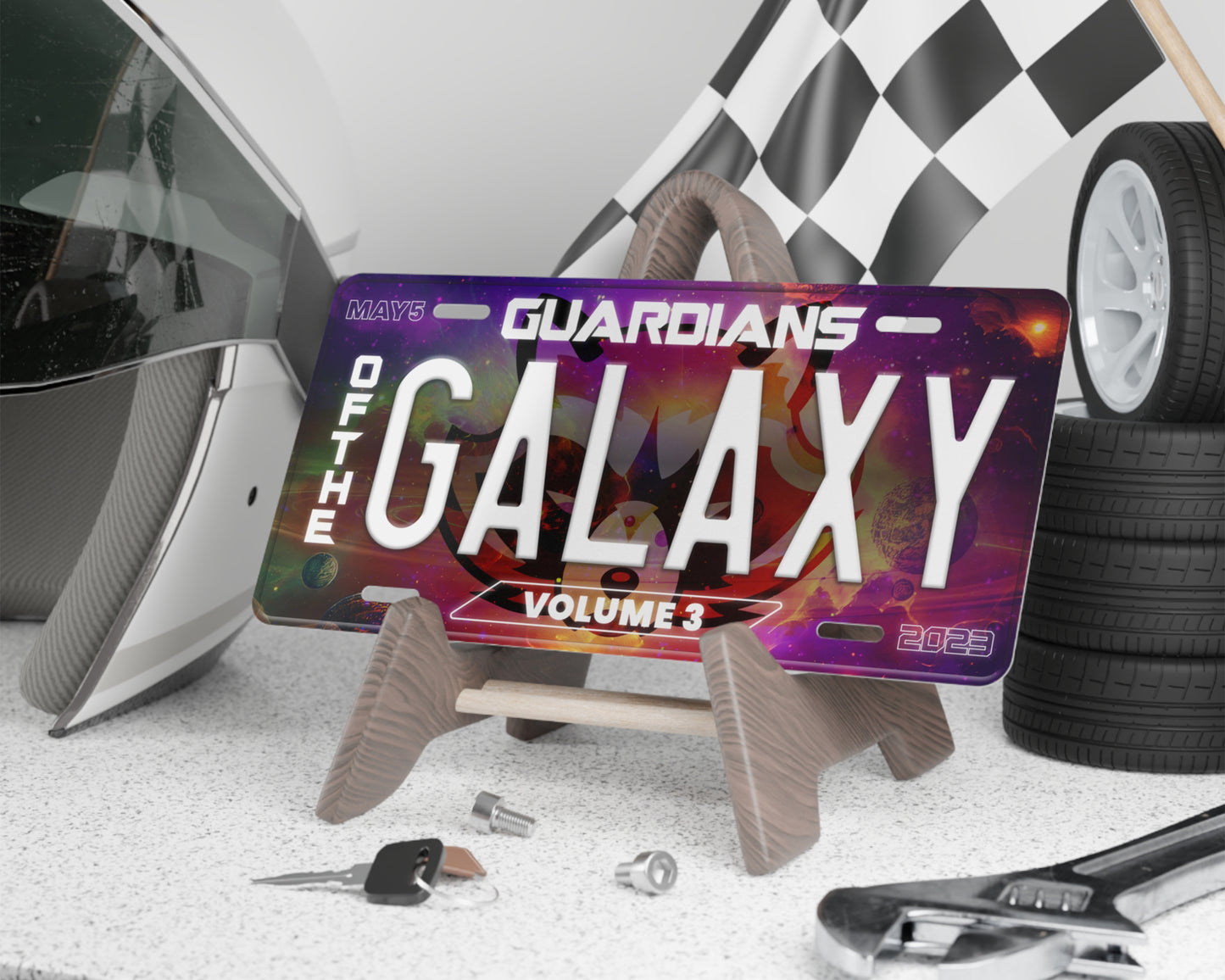 GotG Vol. 3 (2023) movie license plate