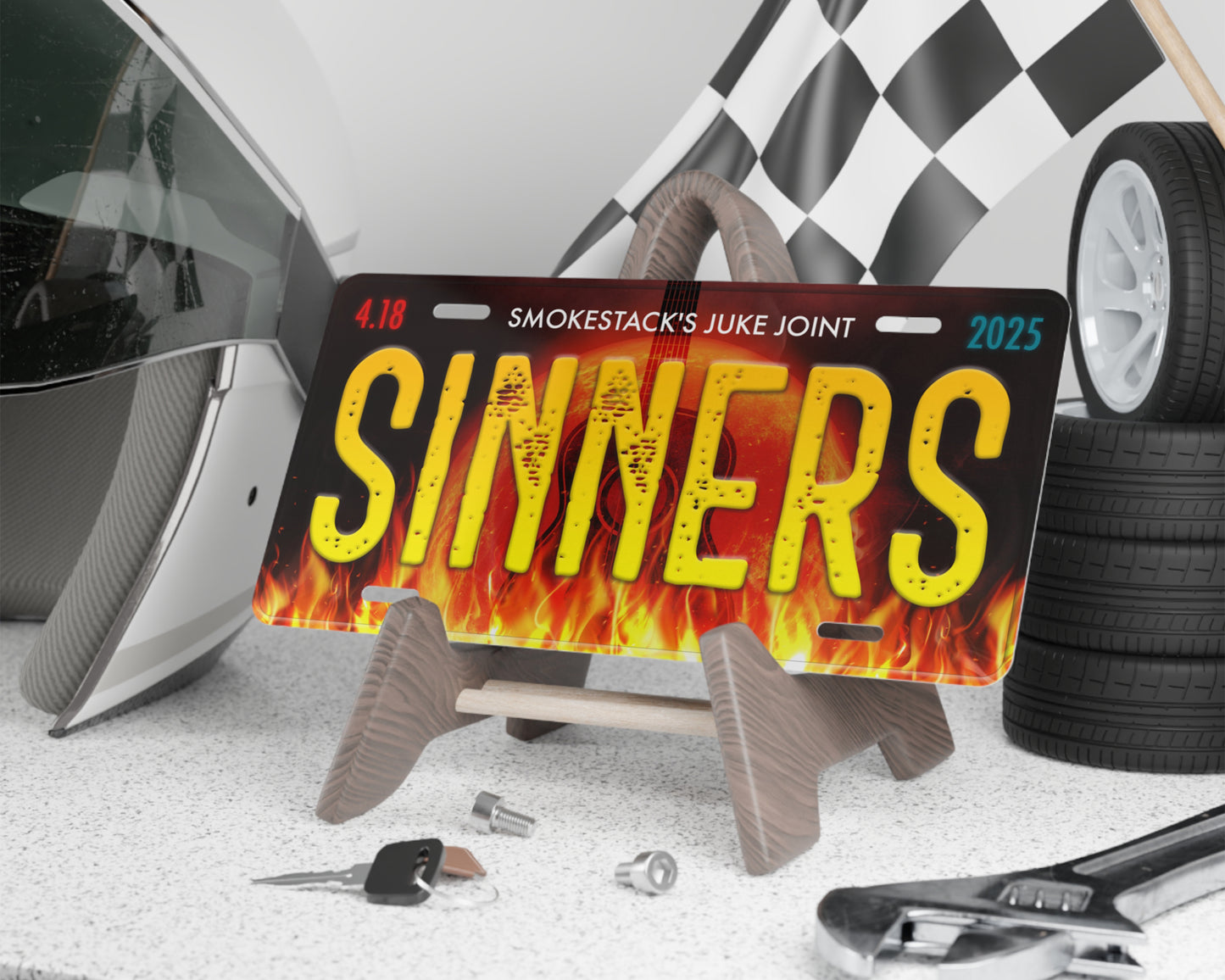 Sinners (2025) movie license plate