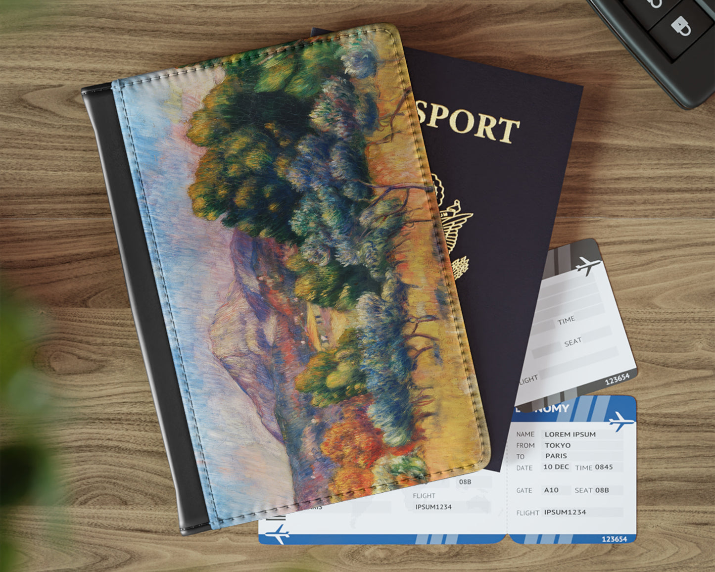 Pierre-Auguste Renoir - Montagne Sainte-Victoire (Paysage) passport cover