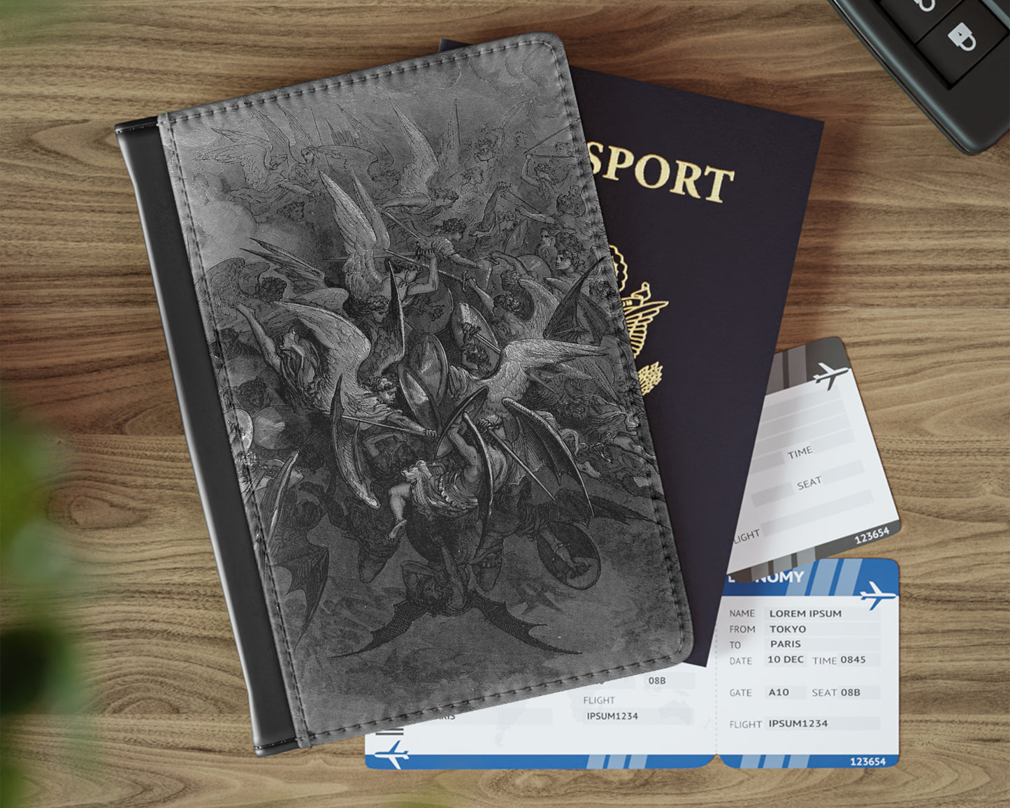 Gustave Dore - Paradise Lost passport cover