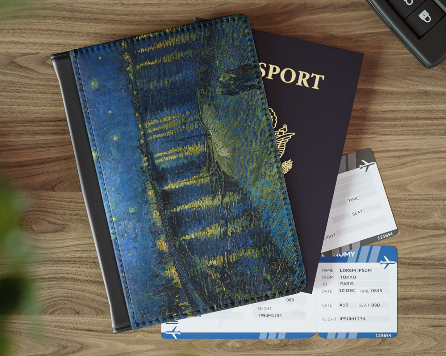 Vincent van Gogh - Starry Night Over the Rhone passport cover
