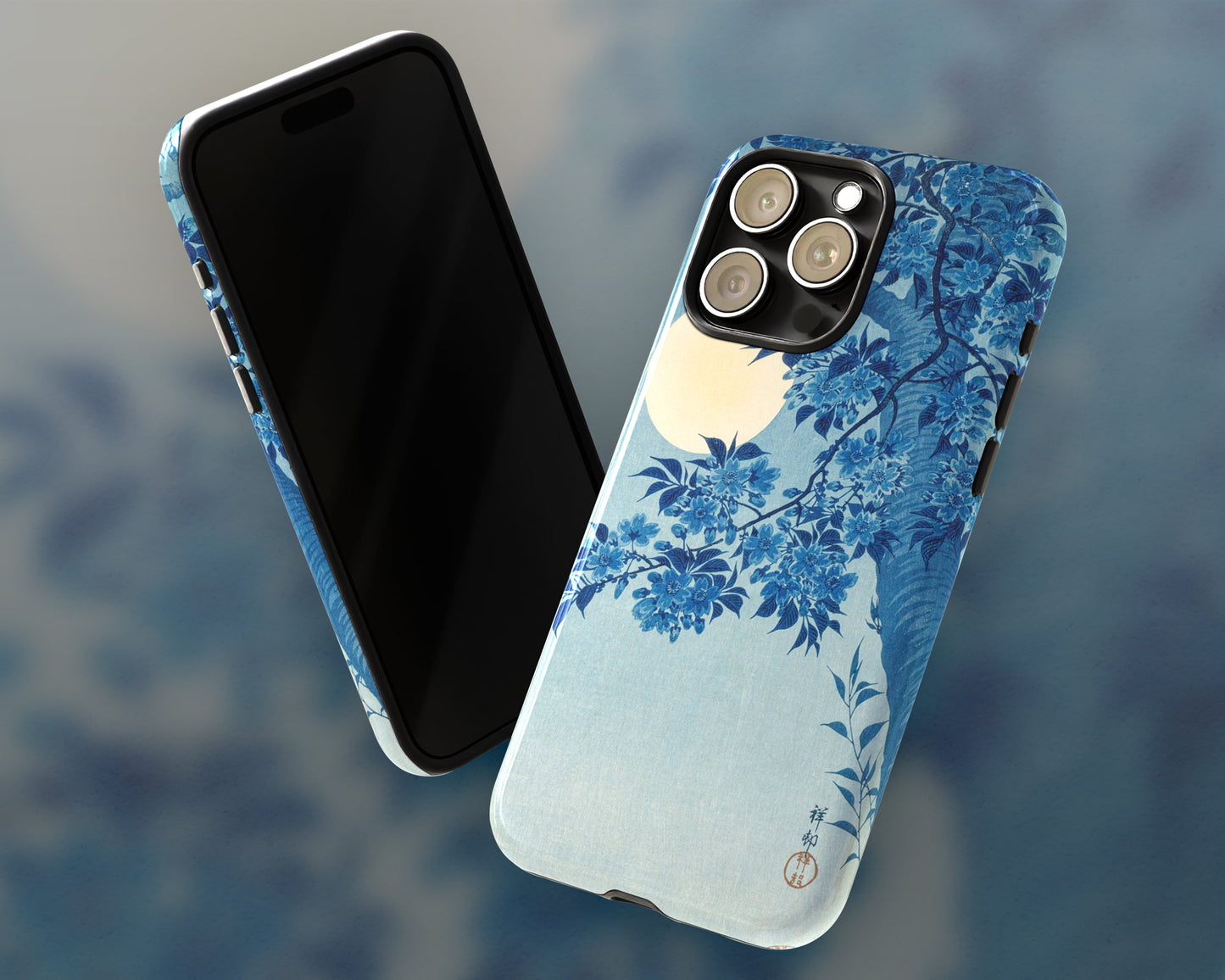 Ohara Koson - Blossoming Cherry on a Moonlit Night iPhone case