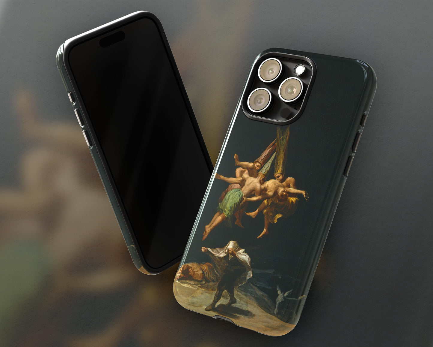 Francisco Goya - Witches' Flight iPhone case