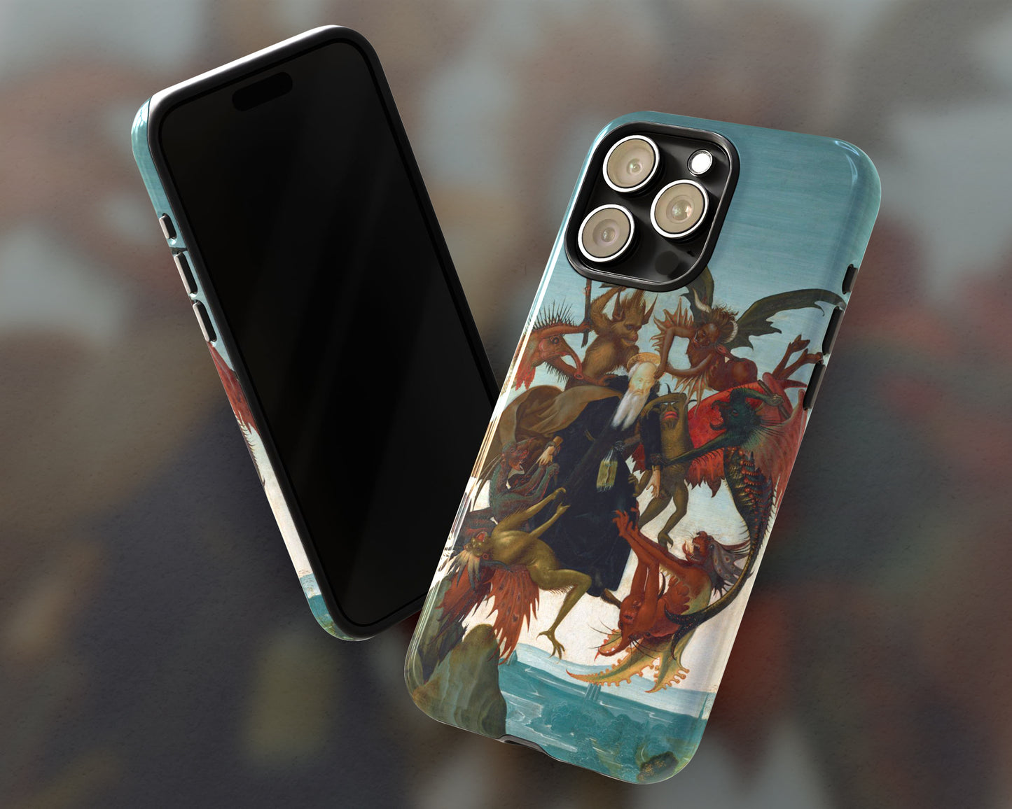 Michelangelo Buonarroti - The Torment of Saint Anthony iPhone case