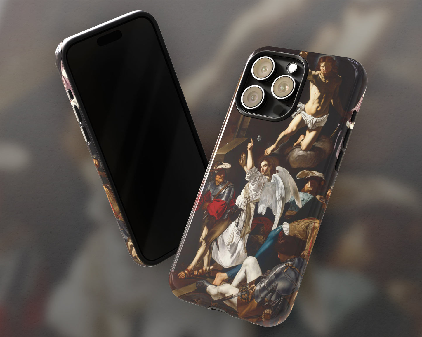 Cecco del Caravaggio - Resurrection iPhone case