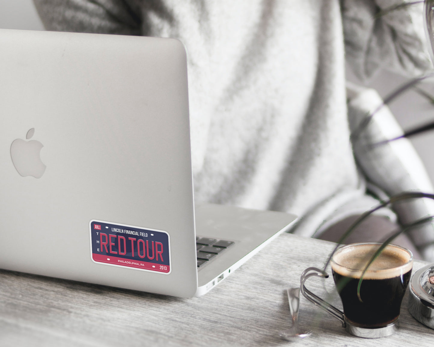 The Red Tour sticker