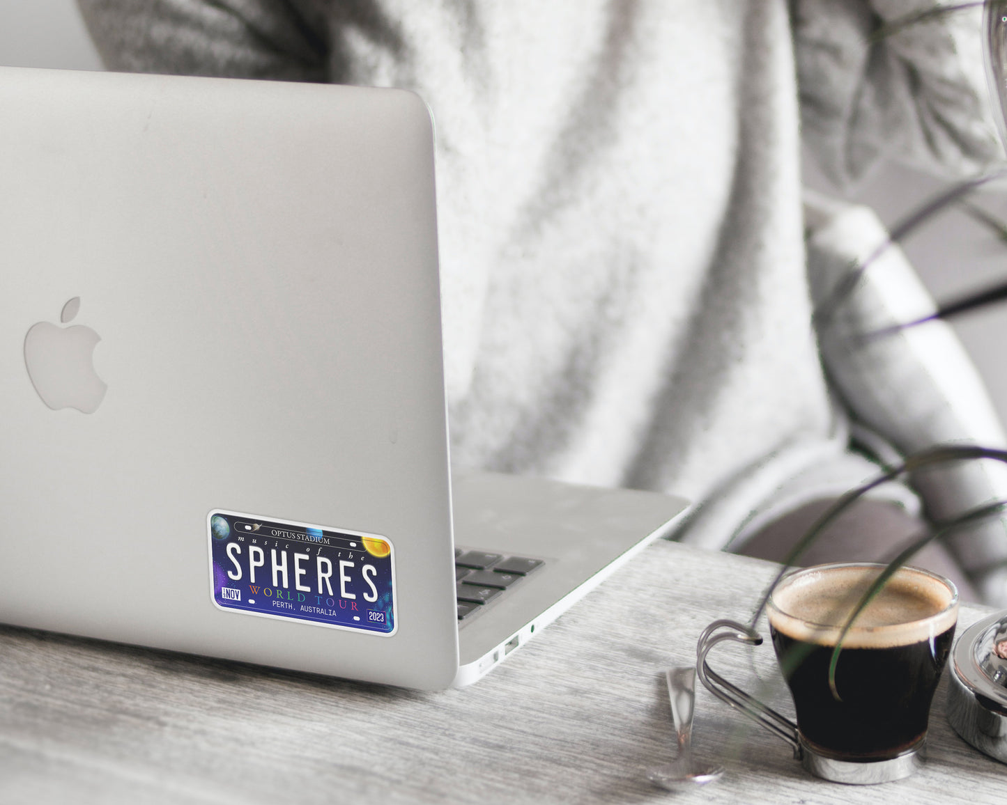 Music of the Spheres World Tour sticker