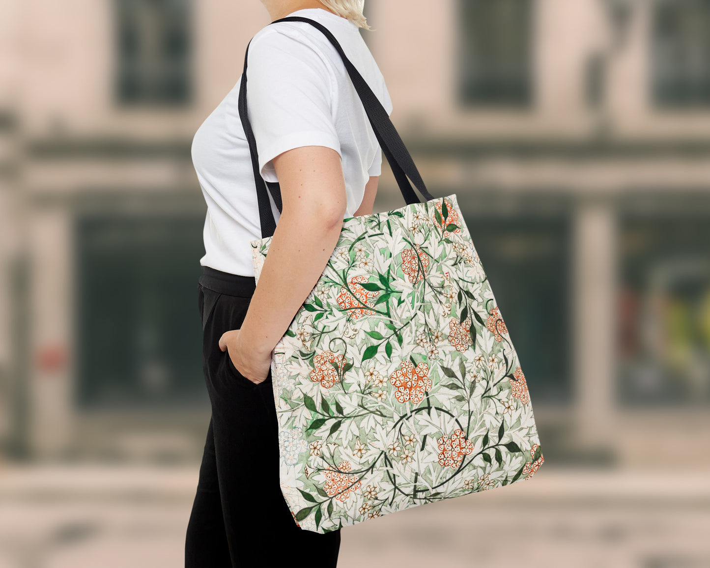 William Morris - Jasmine Pattern Artwork tote bag