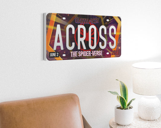 SpiderMan: Across the SpiderVerse (2023) movie canvas wall decor