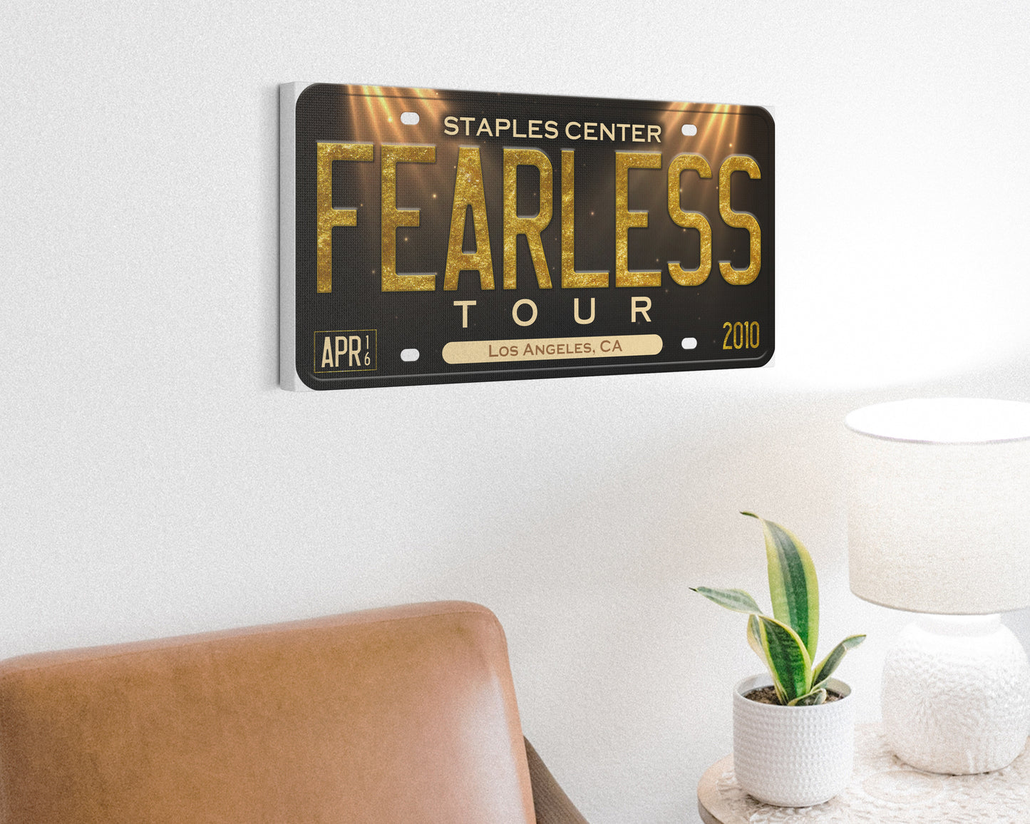 Fearless Tour canvas wall decor