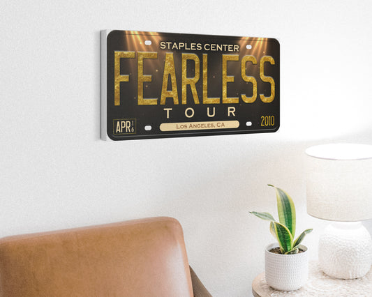 Fearless Tour canvas wall decor