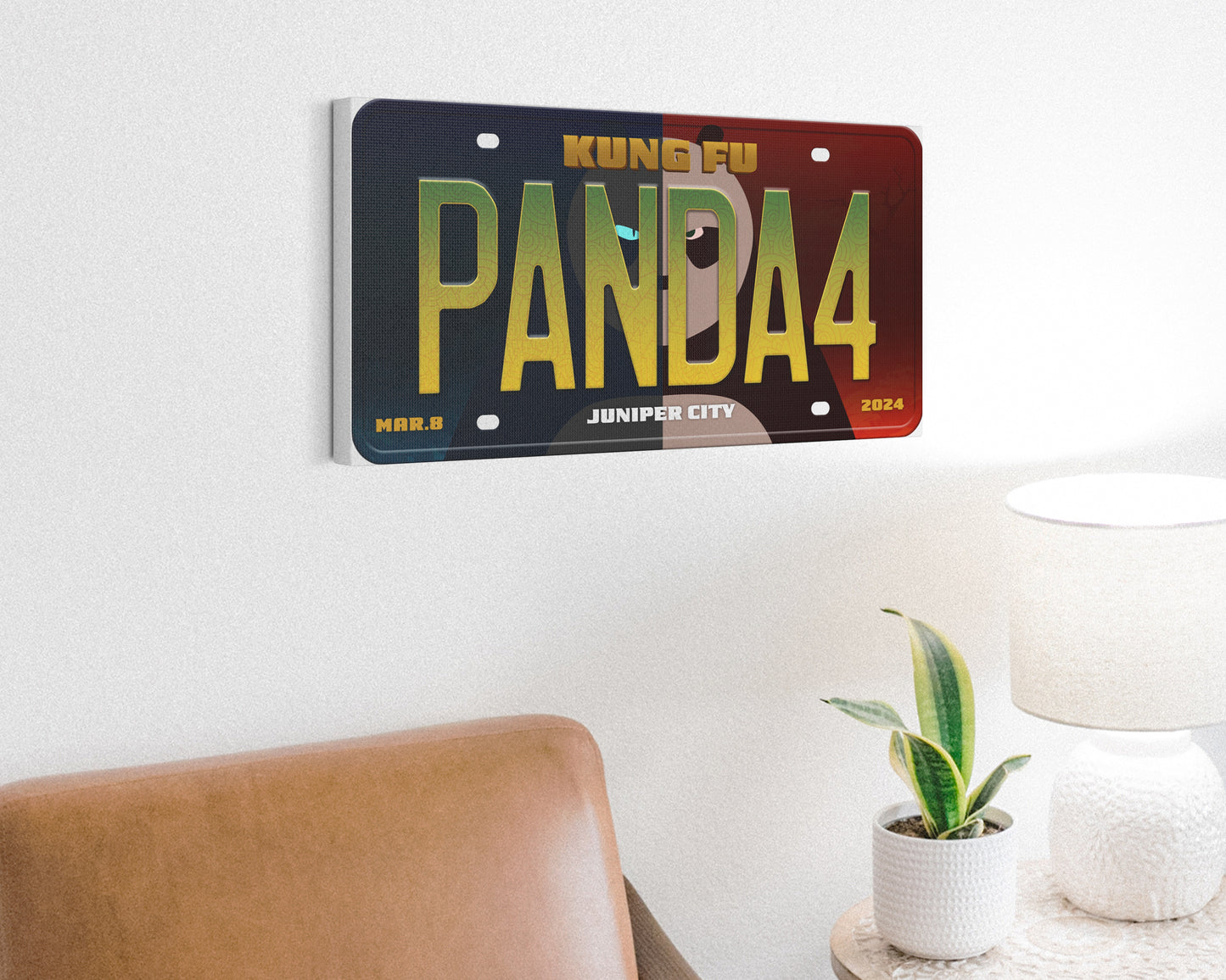 KungFu Panda 4 (2024) movie canvas wall decor