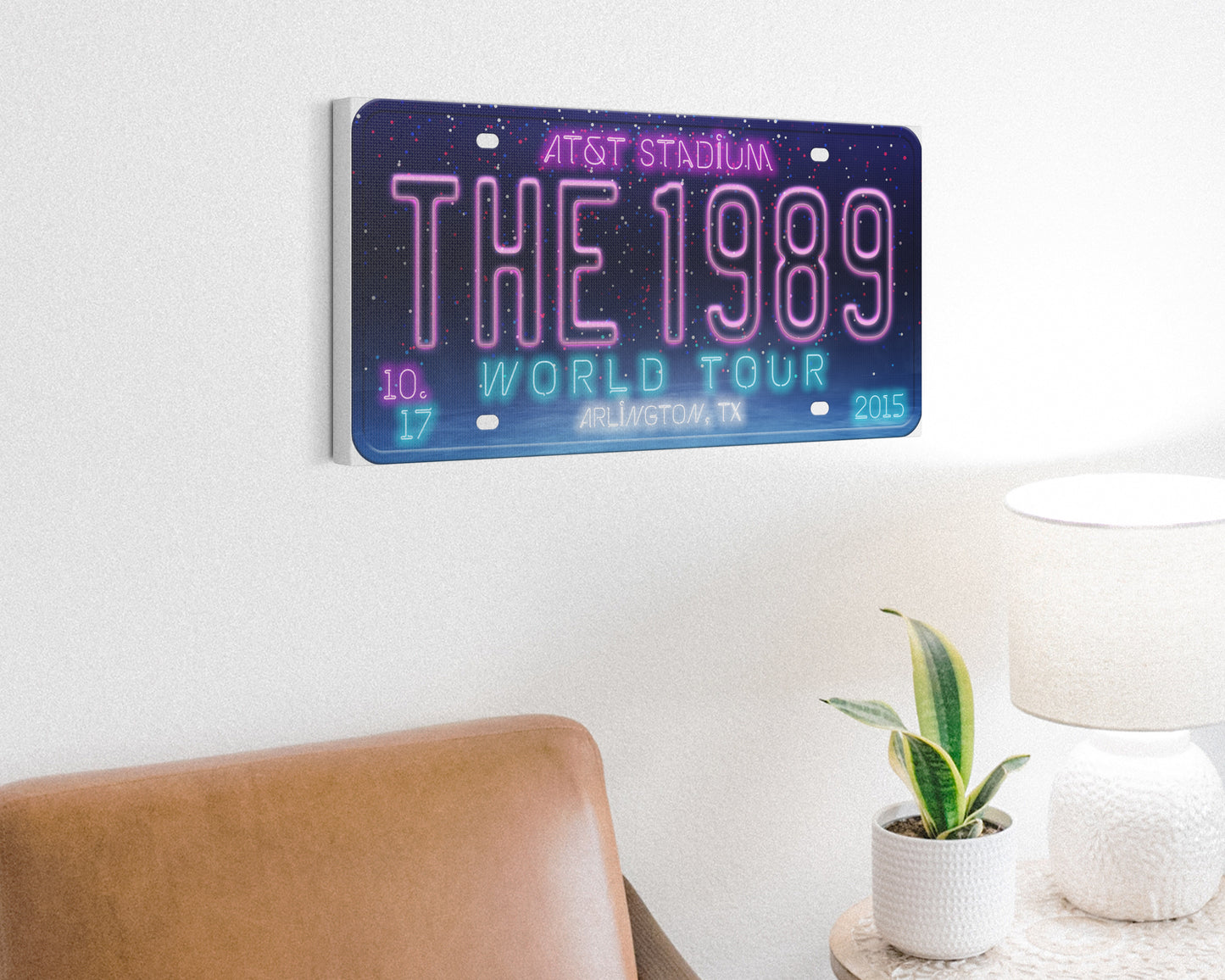 The 1989 World Tour canvas wall decor
