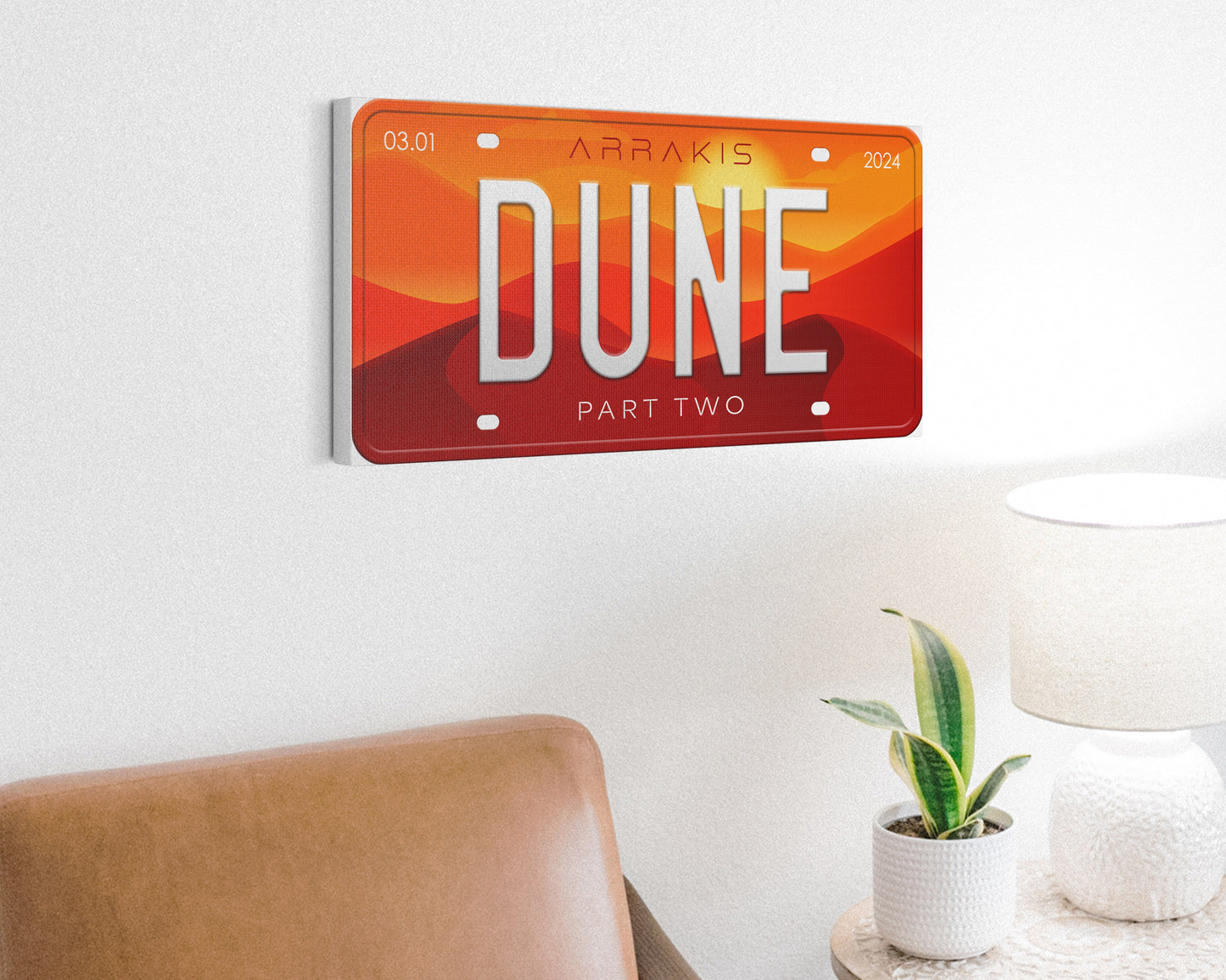 Dune Part 2 (2024) movie canvas wall decor