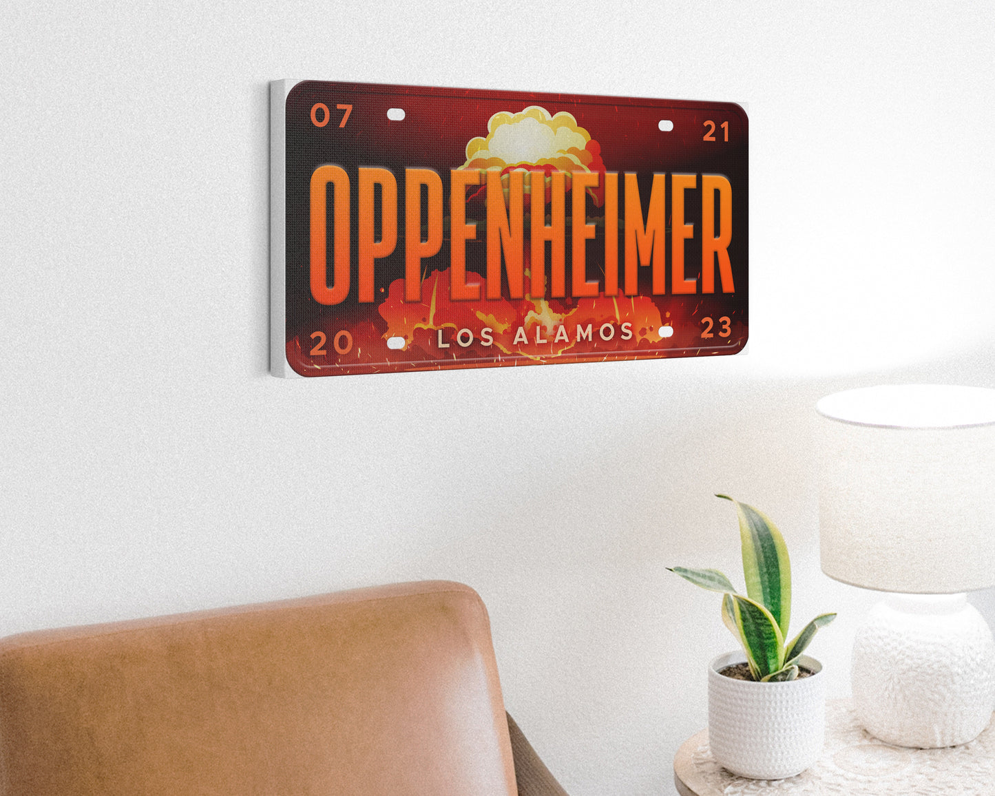 Oppenheimer (2023) movie canvas wall decor