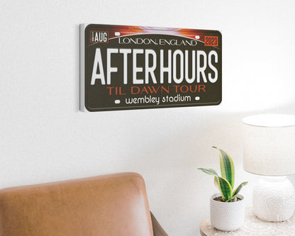 After Hours til Dawn Tour canvas wall decor
