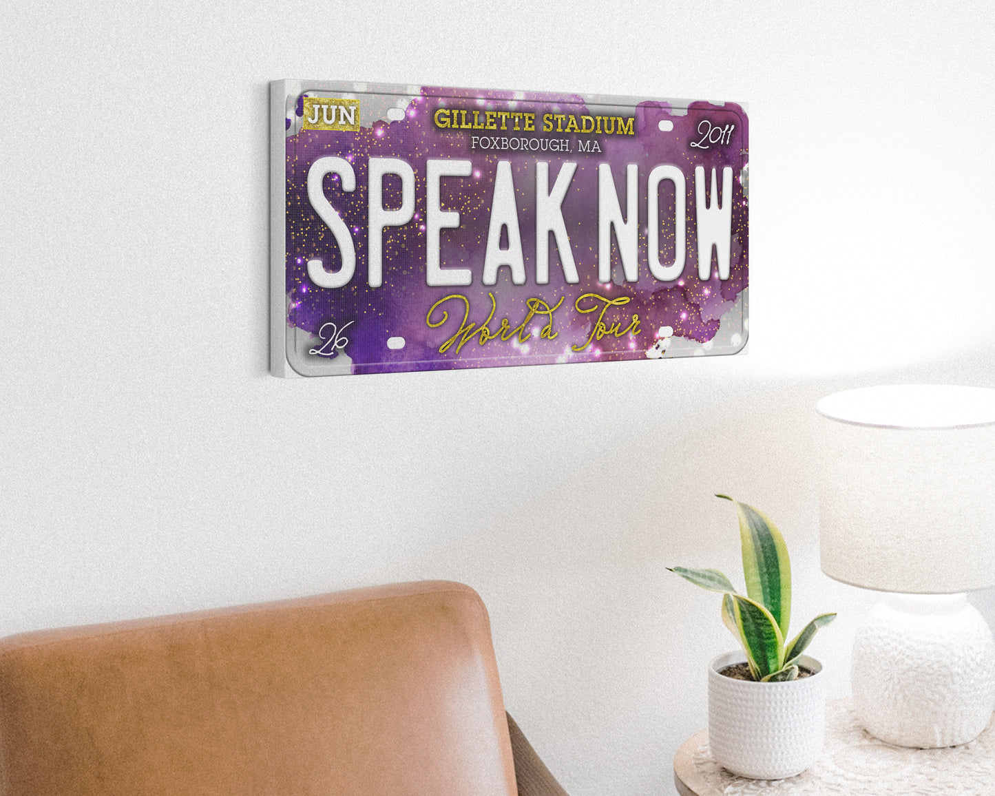 Speak Now World Tour canvas wall decor