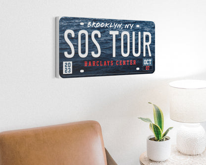 SOS Tour canvas wall decor