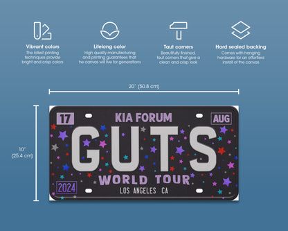 Guts World Tour canvas wall decor