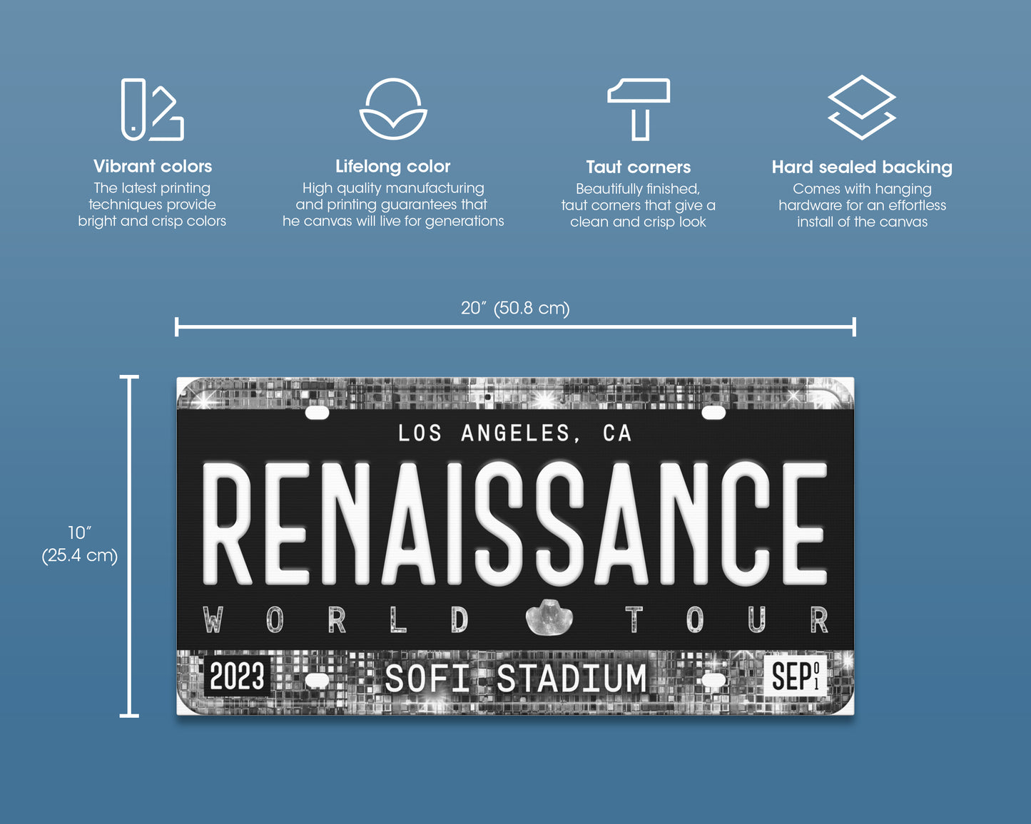 Renaissance World Tour canvas wall decor