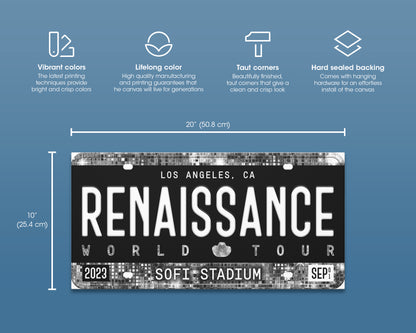 Renaissance World Tour canvas wall decor