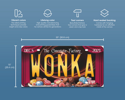 Wonka (2023) movie canvas wall decor