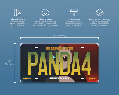 KungFu Panda 4 (2024) movie canvas wall decor