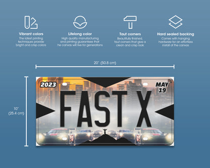 FastX (2023) movie canvas wall decor