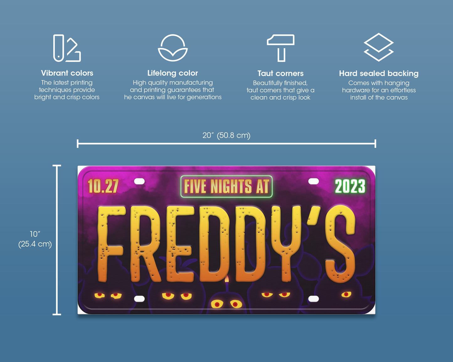 Freddy's (2023) movie canvas wall decor