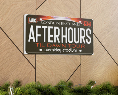 After Hours til Dawn Tour canvas wall decor