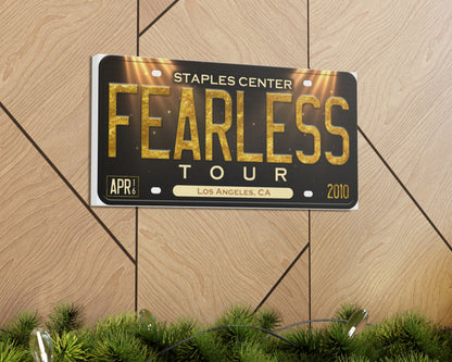 Fearless Tour canvas wall decor