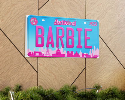Barbie (2023) movie canvas wall decor