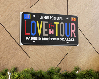Love on Tour canvas wall decor