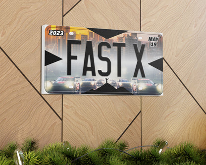FastX (2023) movie canvas wall decor