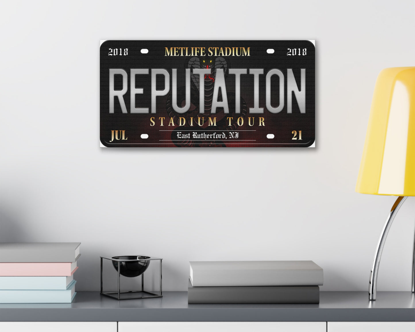 Reputation Stadium Tour canvas wall decor
