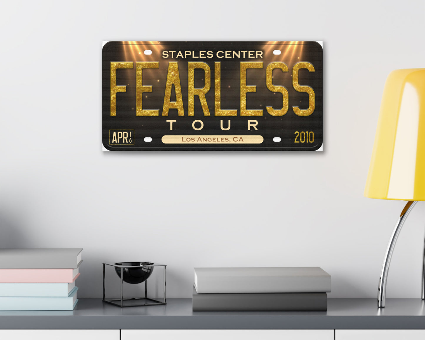Fearless Tour canvas wall decor