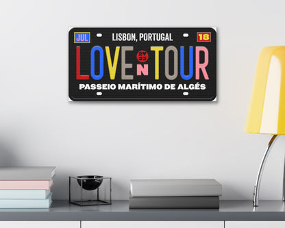 Love on Tour canvas wall decor
