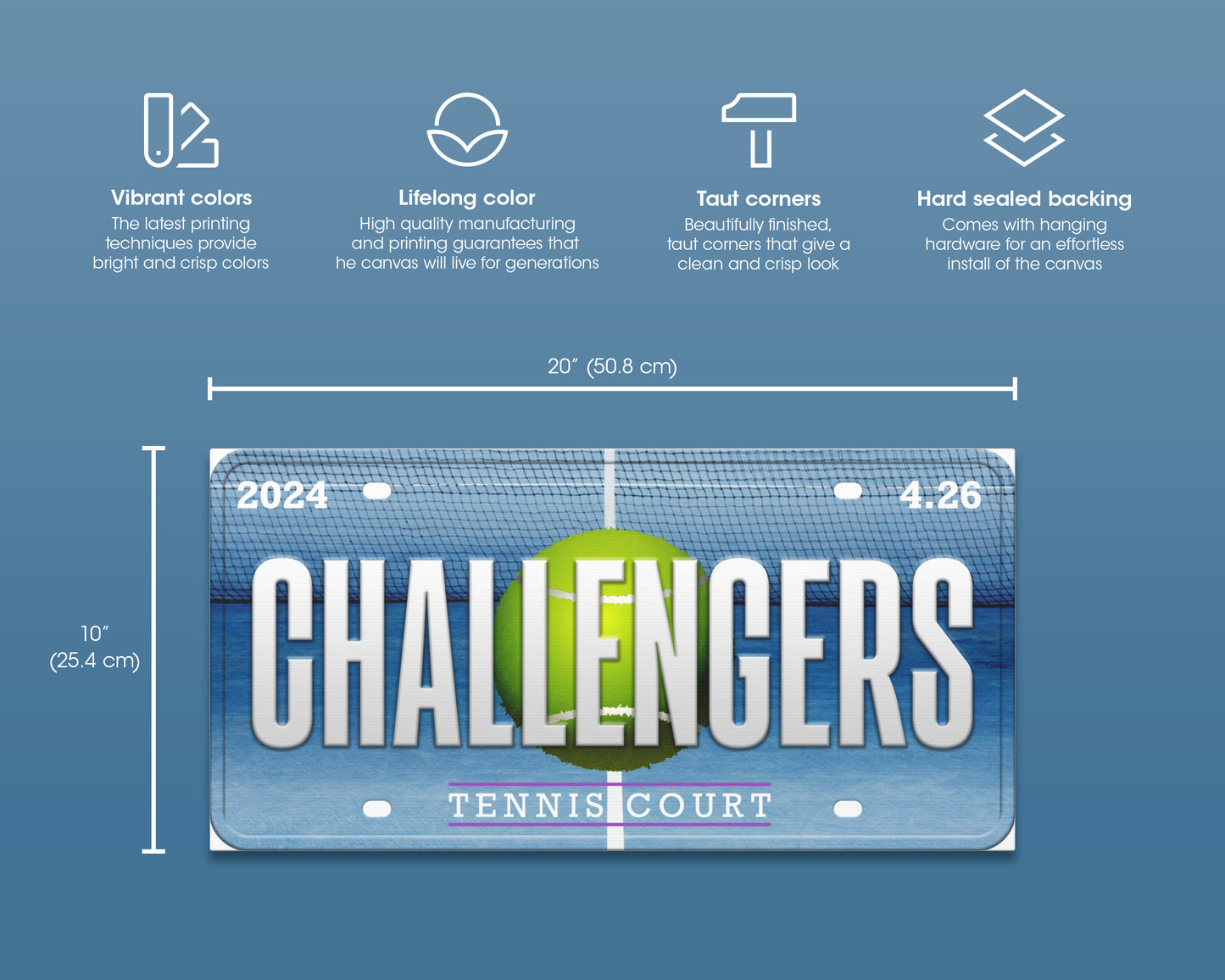 Challengers (2024) movie canvas wall decor