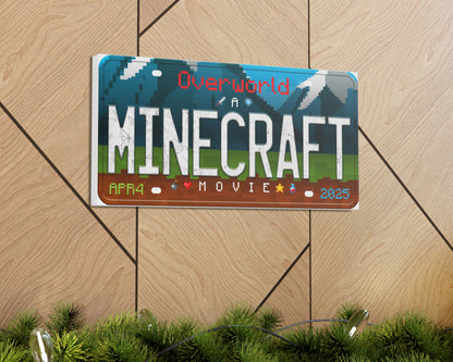 A Mine craft Movie (2025) movie canvas wall decor