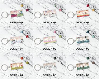 Set of the Hashira acrylic keychain