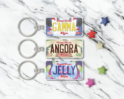 Gammamon acrylic keychain