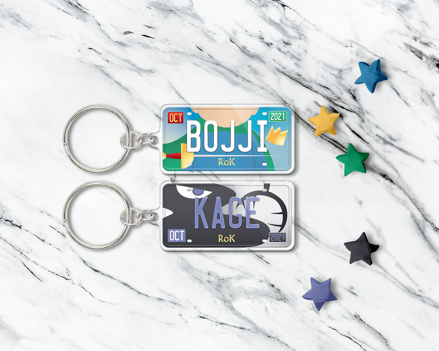 Bojji acrylic keychain